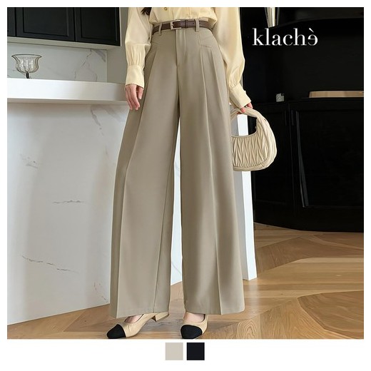 클라셰 와이드롱스타일팬츠+벨트SET_B4S0730