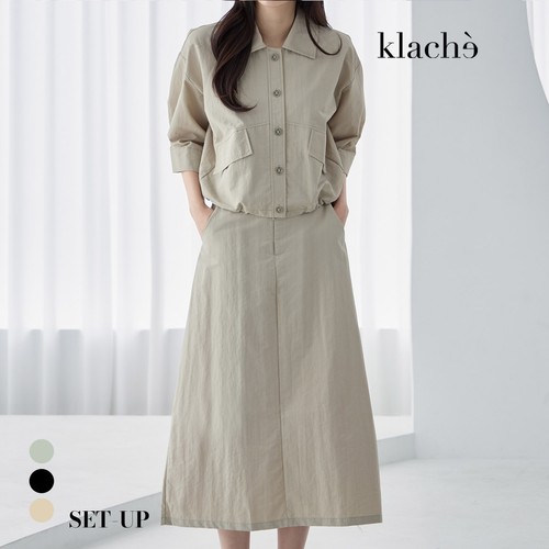 클라셰 스트링에이치자켓+스커트SET_B4M0454